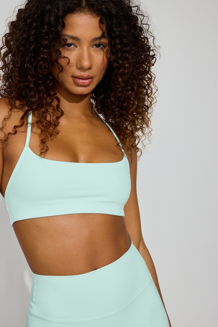 SoftActive Y-Back Bralette Blue